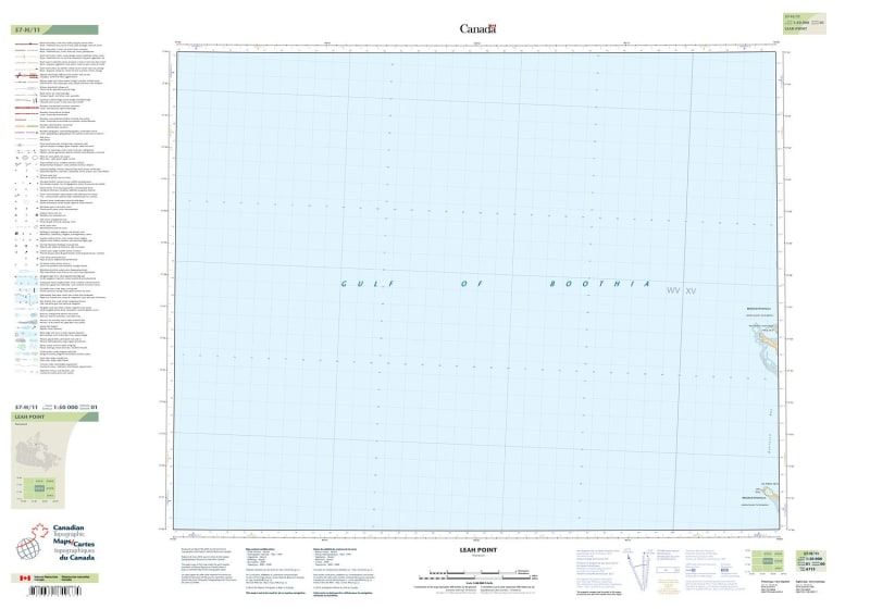 057H11 - LEAH POINT - Topographic Map