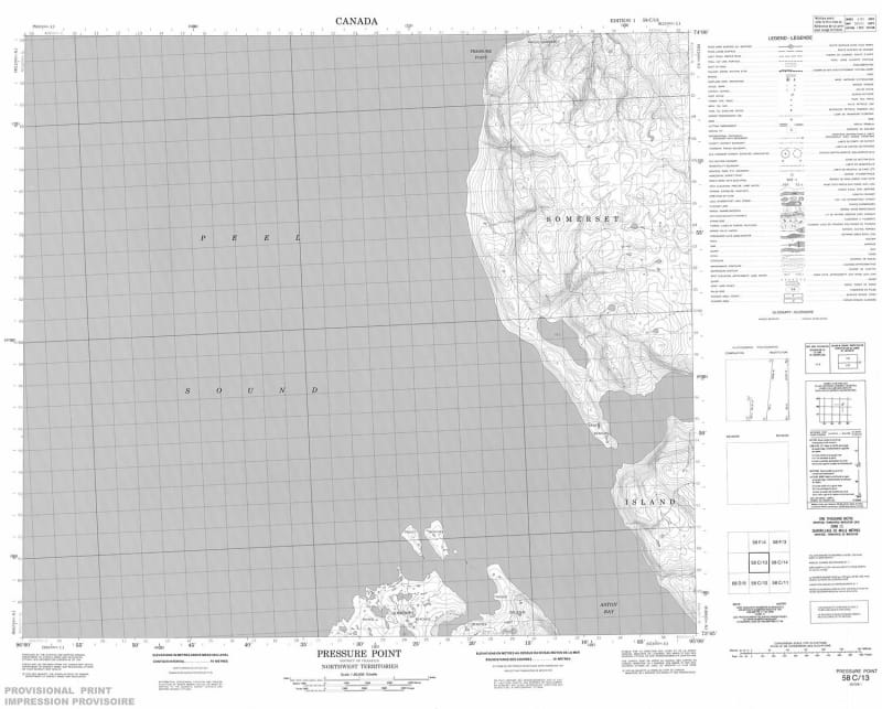058C13 - PRESSURE POINT - Topographic Map