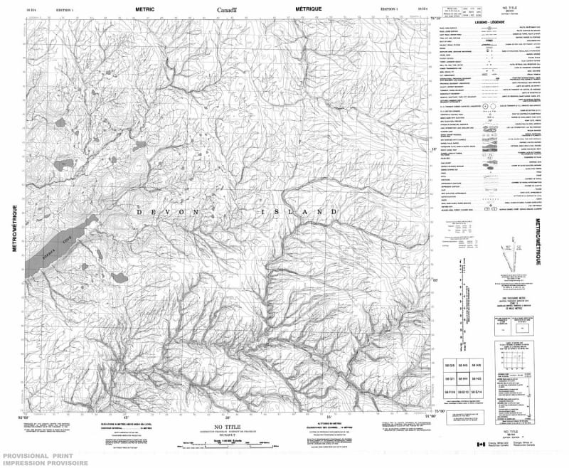 058H04 - NO TITLE - Topographic Map
