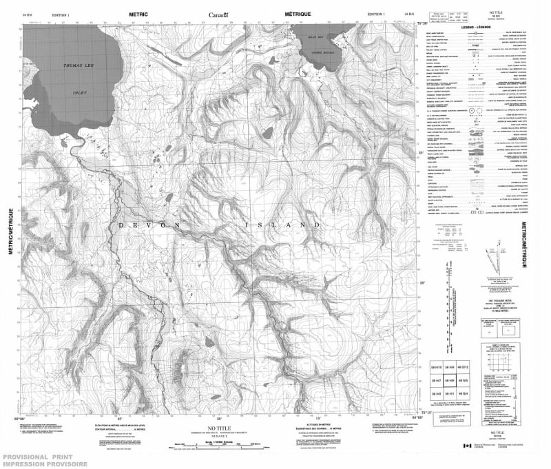 058H08 - NO TITLE - Topographic Map
