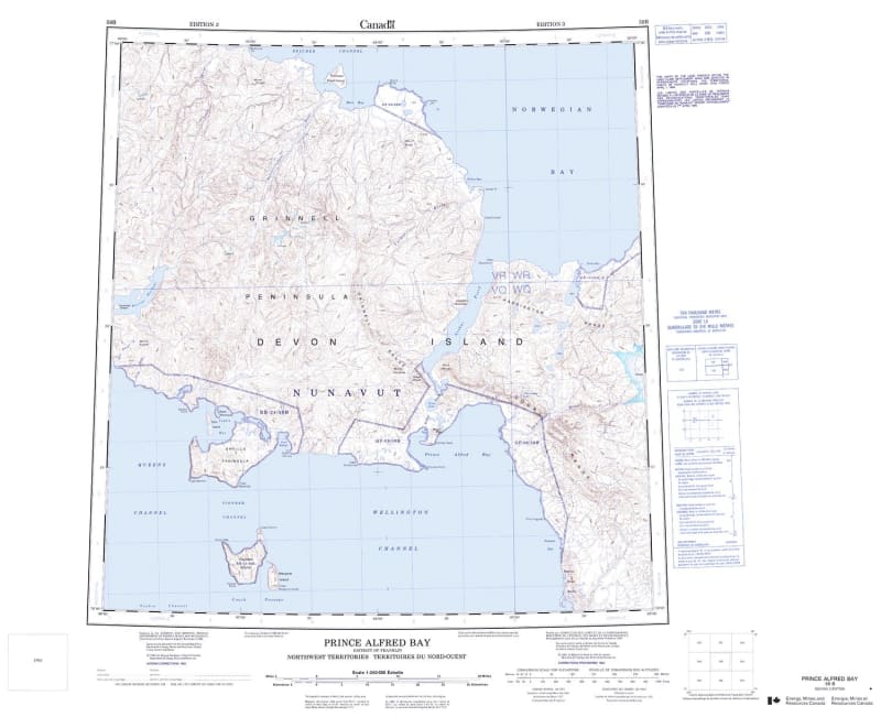 059B - PRINCE ALFRED BAY - Topographic Map