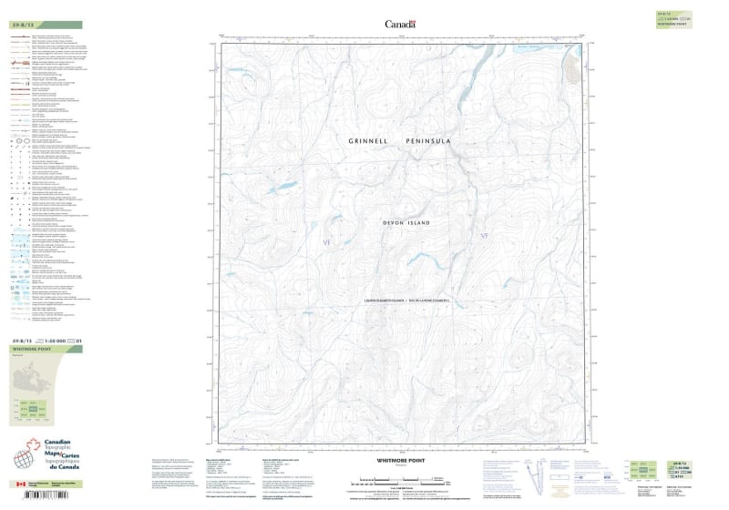 059B13 - WHITMORE POINT - Topographic Map