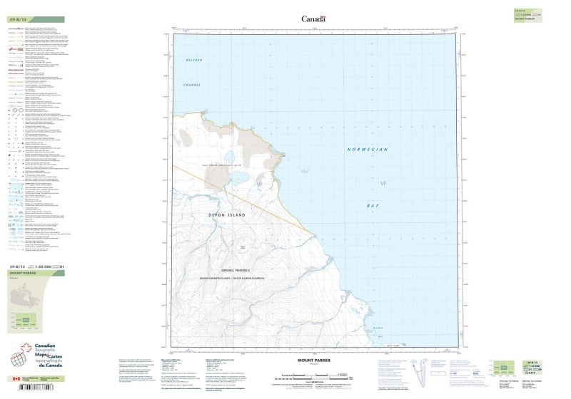 059B15 - MOUNT PARKER - Topographic Map