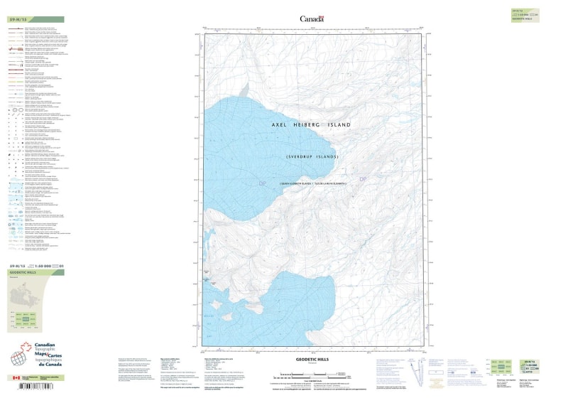 059H15 - GEODETIC HILLS - Topographic Map