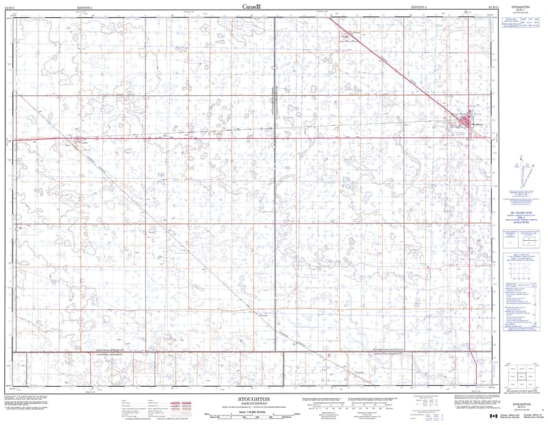 062E11 - STOUGHTON - Topographic Map