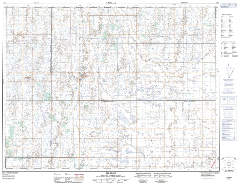 062F06 - TILSTON - Topographic Map
