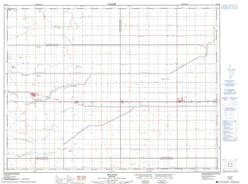 062H05 - ROLAND - Topographic Map