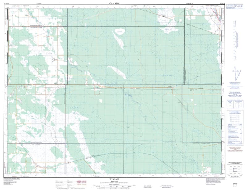 062H16 - VIVIAN - Topographic Map