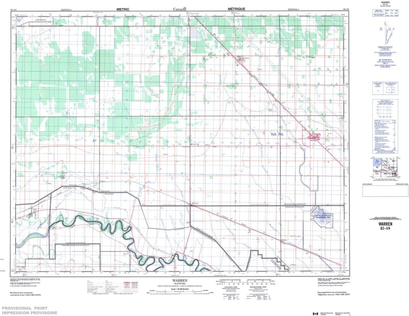 062I04 - WARREN - Topographic Map