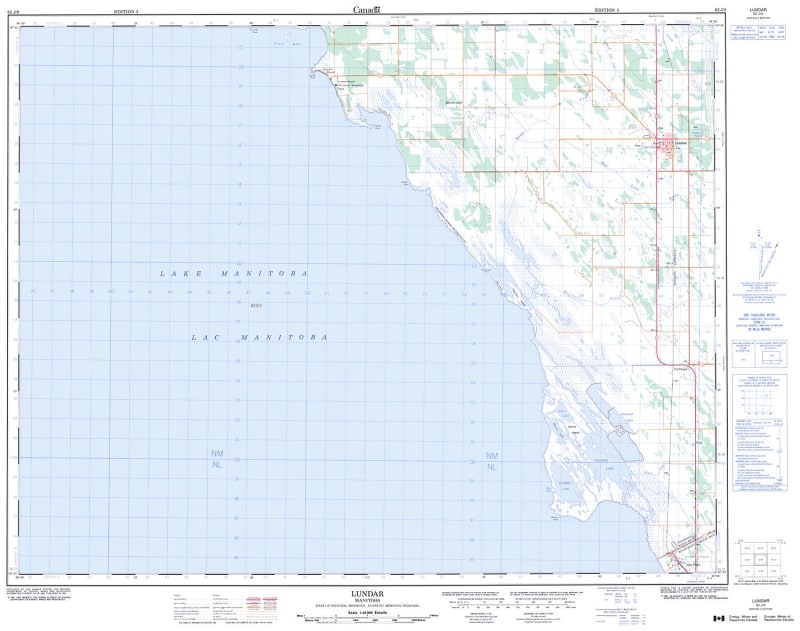 062J09 - LUNDAR - Topographic Map