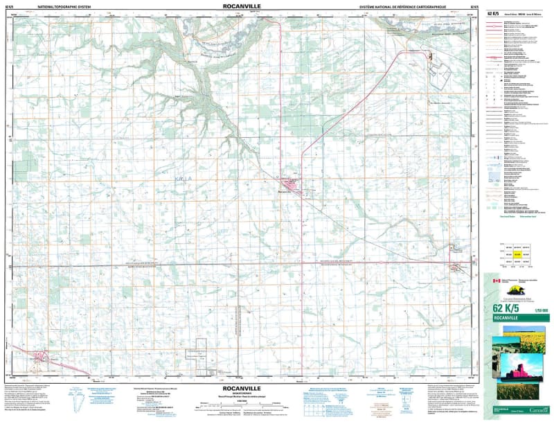062K05 - ROCANVILLE - Topographic Map