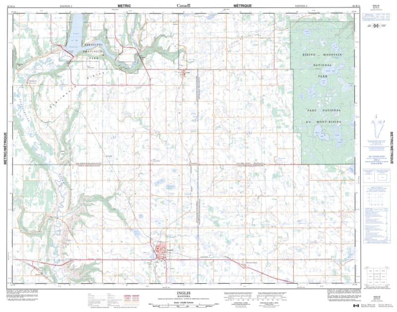 062K14 - INGLIS - Topographic Map