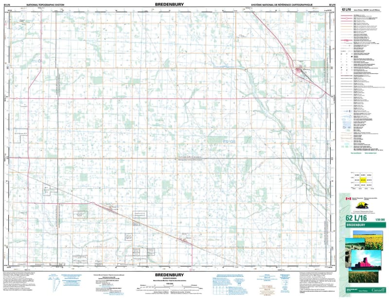 062L16 - BREDENBURY - Topographic Map