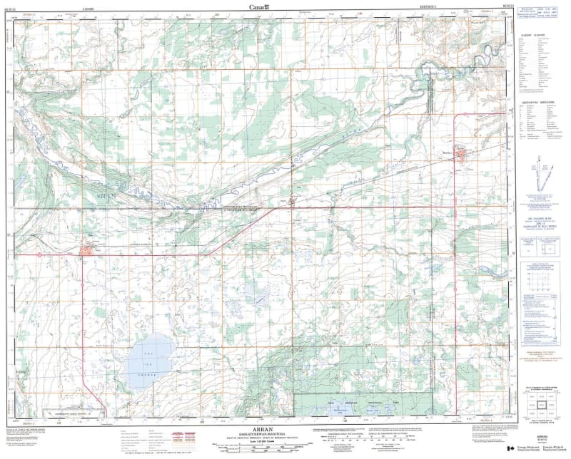 062N13 - ARRAN - Topographic Map