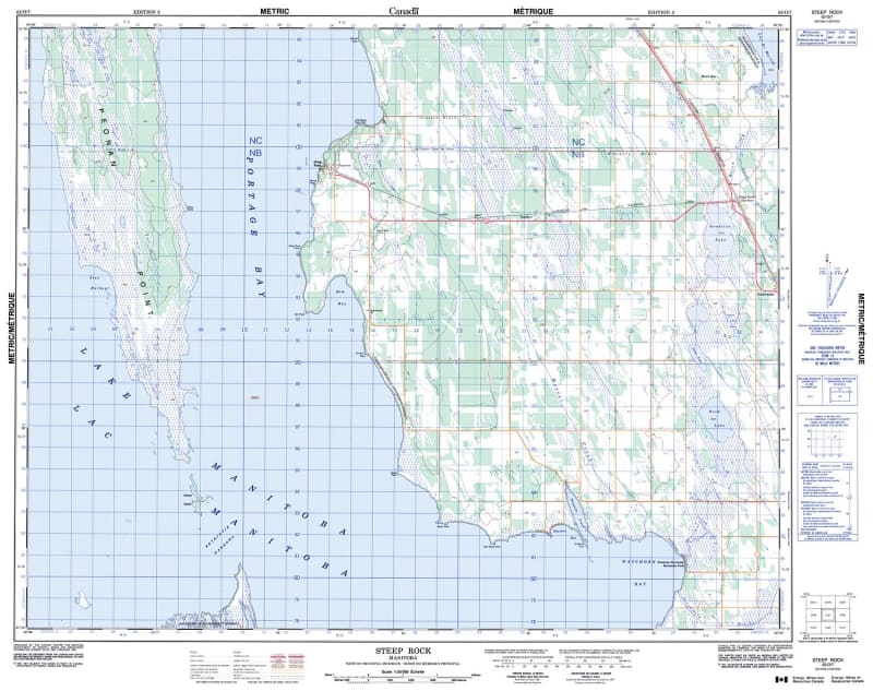 062O07 - STEEP ROCK - Topographic Map