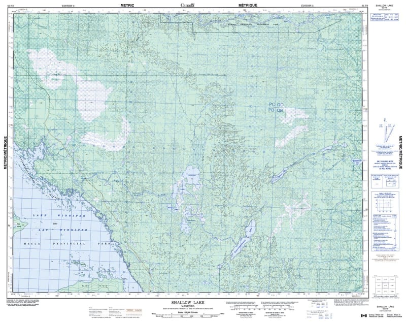 062P08 - SHALLOW LAKE - Topographic Map