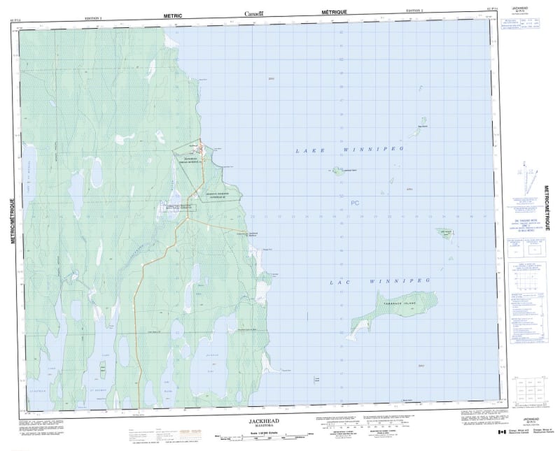 062P14 - JACKHEAD - Topographic Map