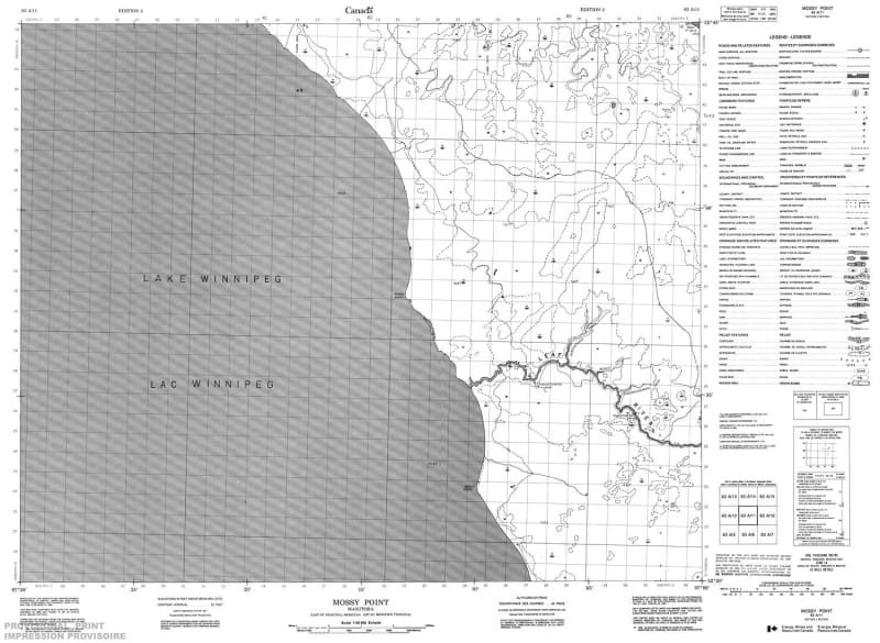 063A11 - MOSSY POINT - Topographic Map