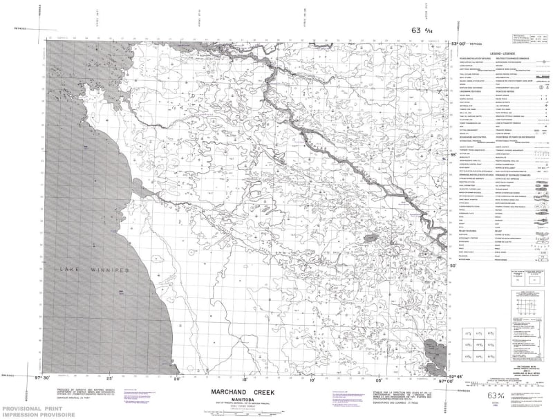 063A14 - MARCHAND CREEK - Topographic Map