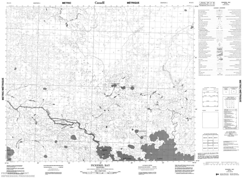 063A15 - PICKEREL BAY - Topographic Map
