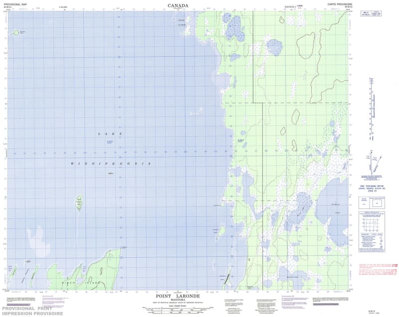 063B12 - POINT LARONDE - Topographic Map