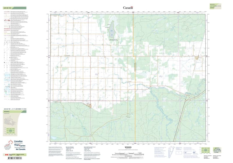 063D10 - WEEKES - Topographic Map