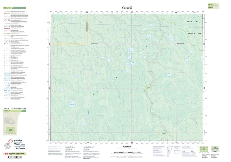 063E02 - FIR RIVER - Topographic Map