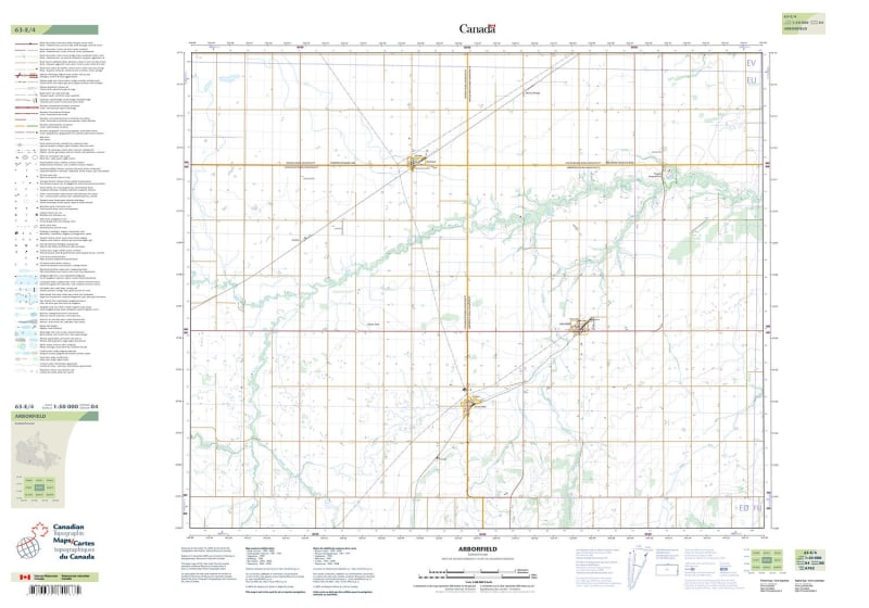 063E04 - ARBORFIELD - Topographic Map