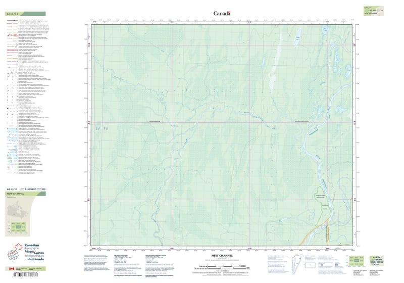 063E14 - NEW CHANNEL - Topographic Map