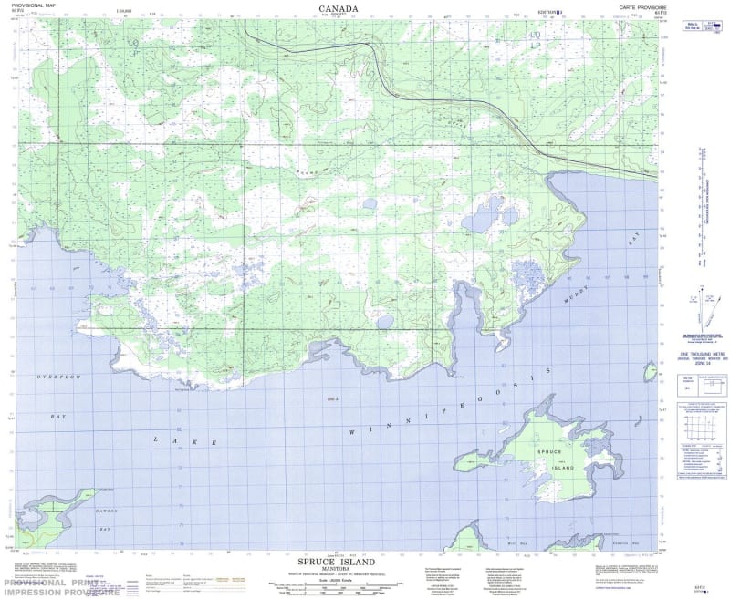 063F02 - SPRUCE ISLAND - Topographic Map