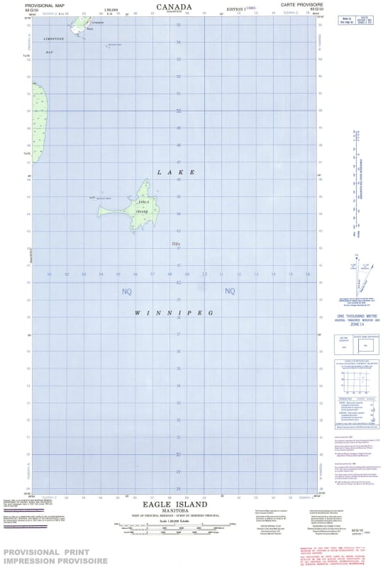 063G10 - EAGLE ISLAND - Topographic Map