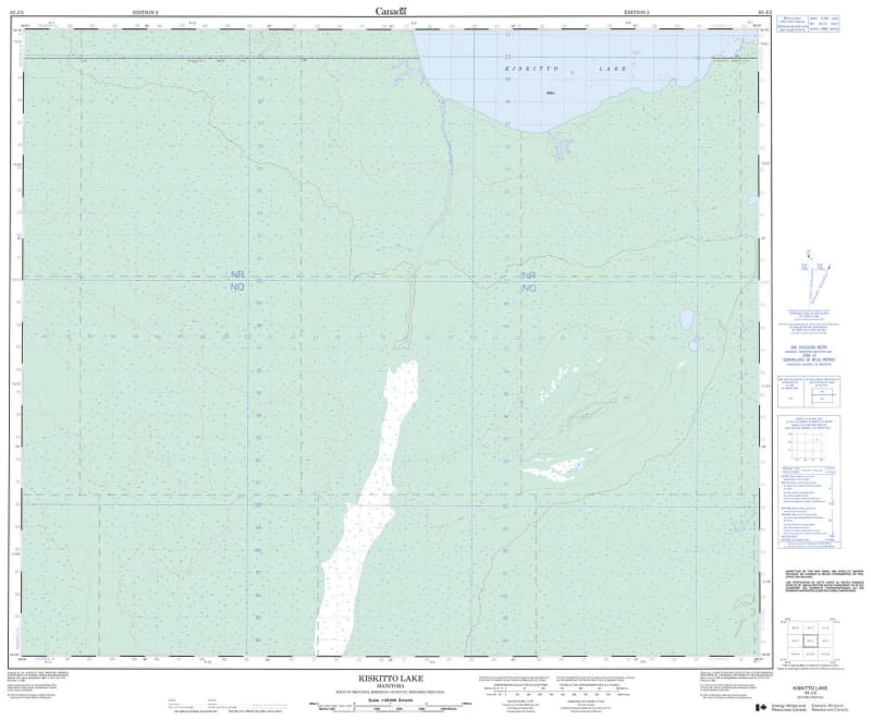 063J02 - KISKITTO LAKE - Topographic Map