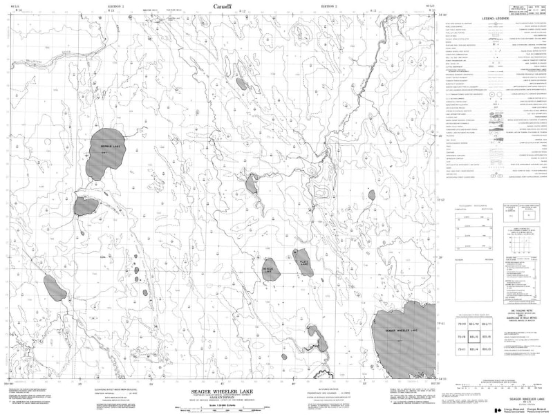 063L05 - SEAGER WHEELER LAKE - Topographic Map