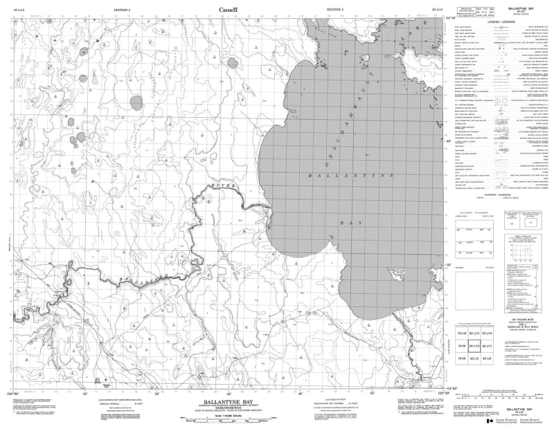063L12 - BALLANTYNE BAY - Topographic Map
