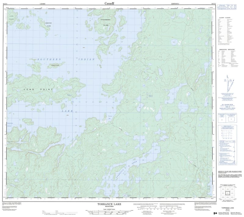 064G01 - TORRANCE LAKE - Topographic Map