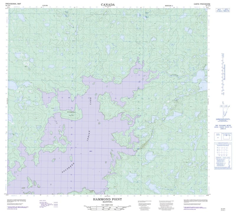 064G09 - HAMMOND POINT - Topographic Map
