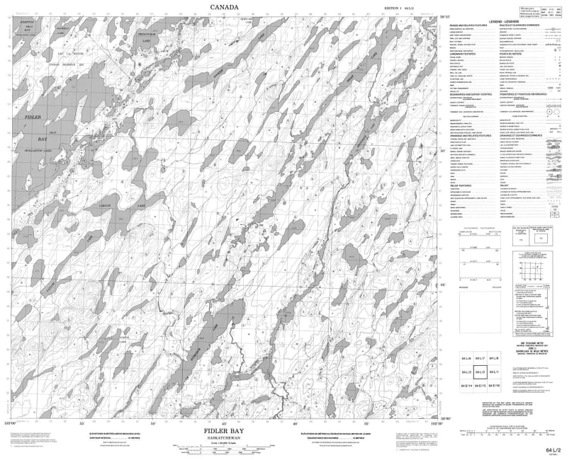 064L02 - FIDLER BAY - Topographic Map
