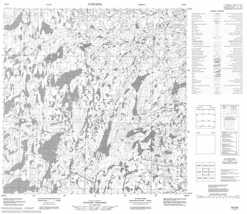 065B08 - NO TITLE - Topographic Map