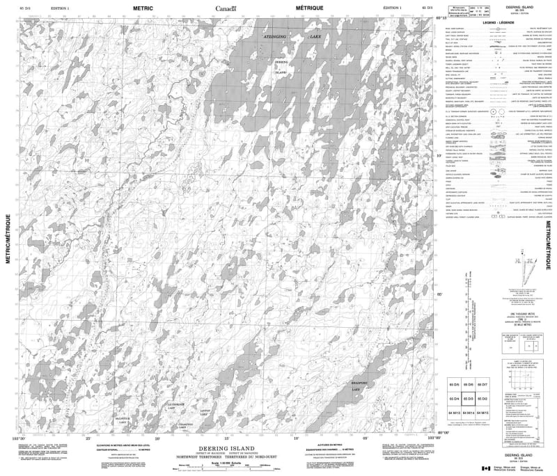 065D03 - DEERING ISLAND - Topographic Map