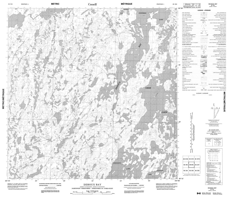 065D06 - DEHOUX BAY - Topographic Map