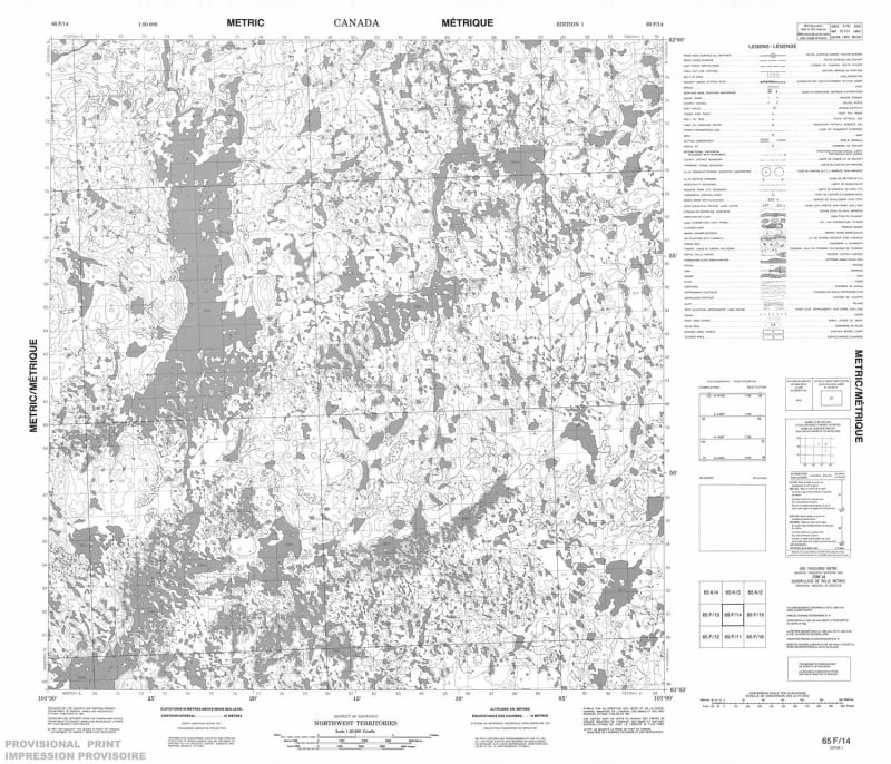 065F14 - NO TITLE - Topographic Map