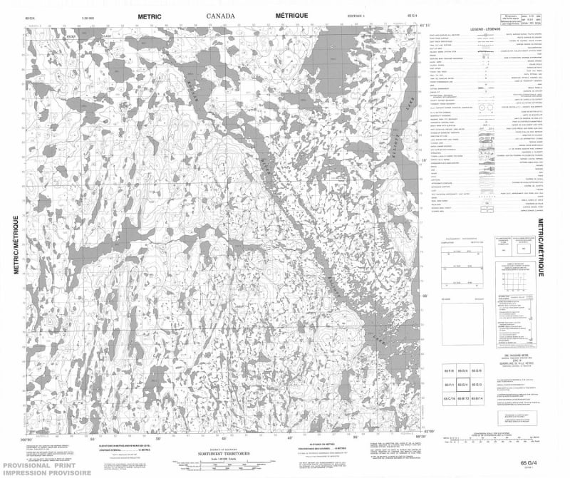 065G04 - NO TITLE - Topographic Map