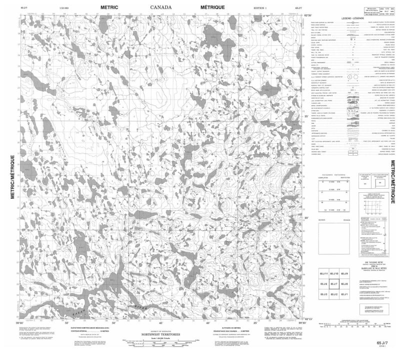 065J07 - NO TITLE - Topographic Map