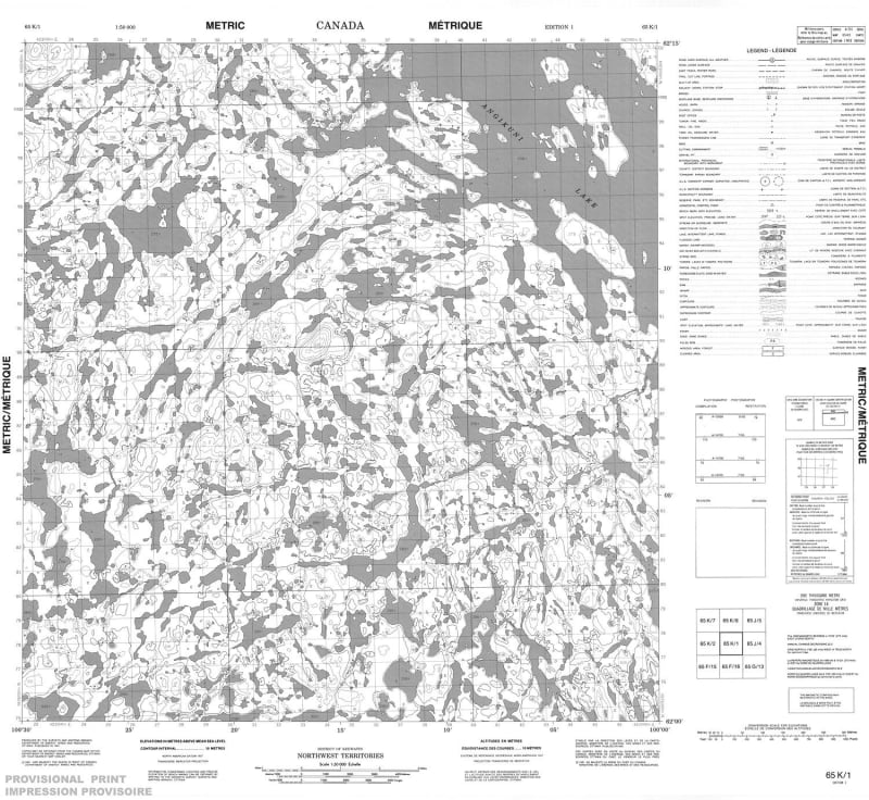 065K01 - NO TITLE - Topographic Map