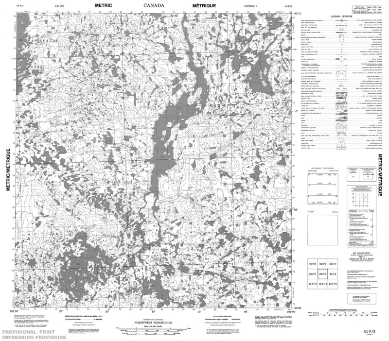 065K03 - NO TITLE - Topographic Map