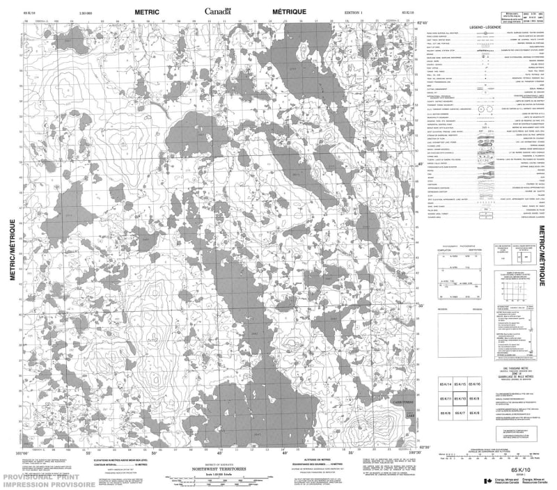 065K10 - NO TITLE - Topographic Map