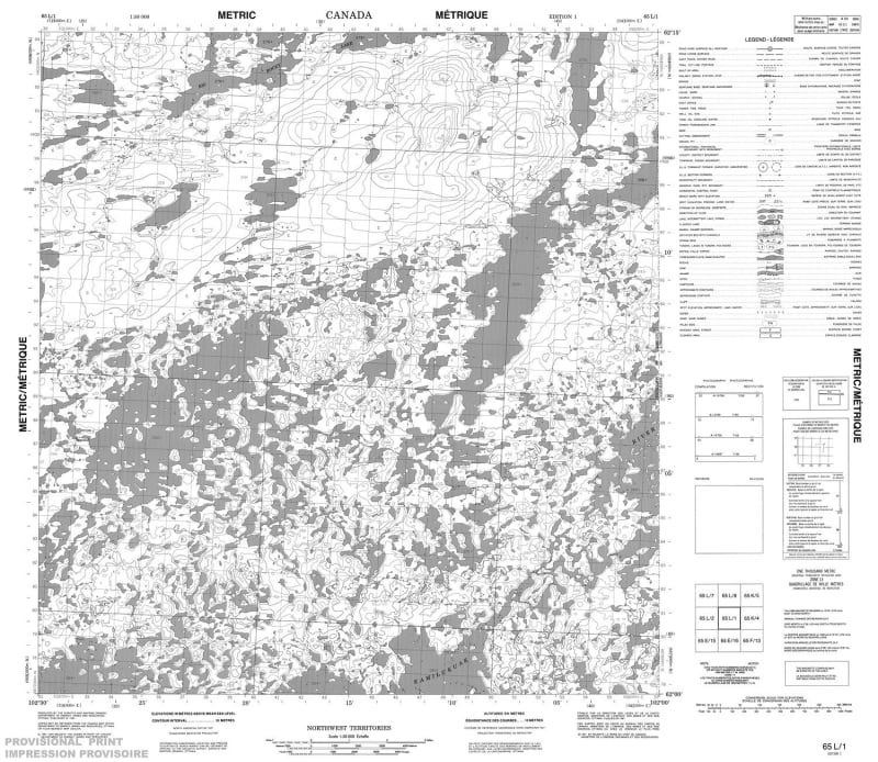 065L01 - NO TITLE - Topographic Map