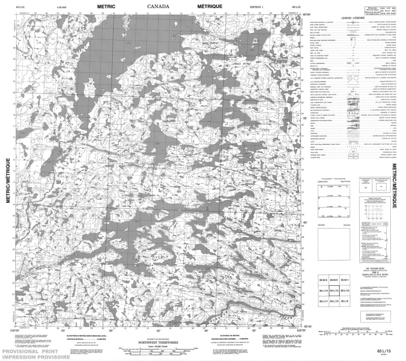 065L15 - NO TITLE - Topographic Map