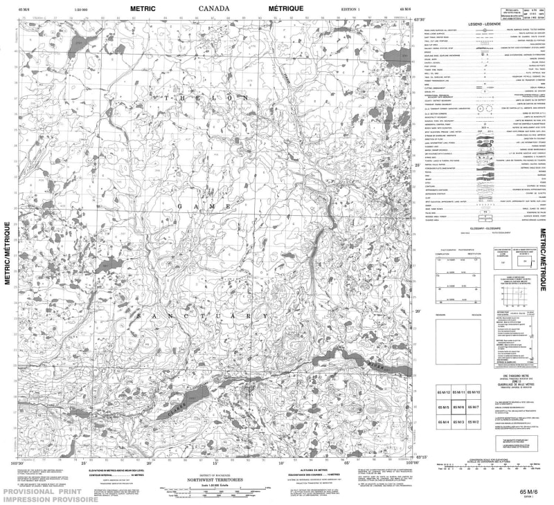 065M06 - NO TITLE - Topographic Map
