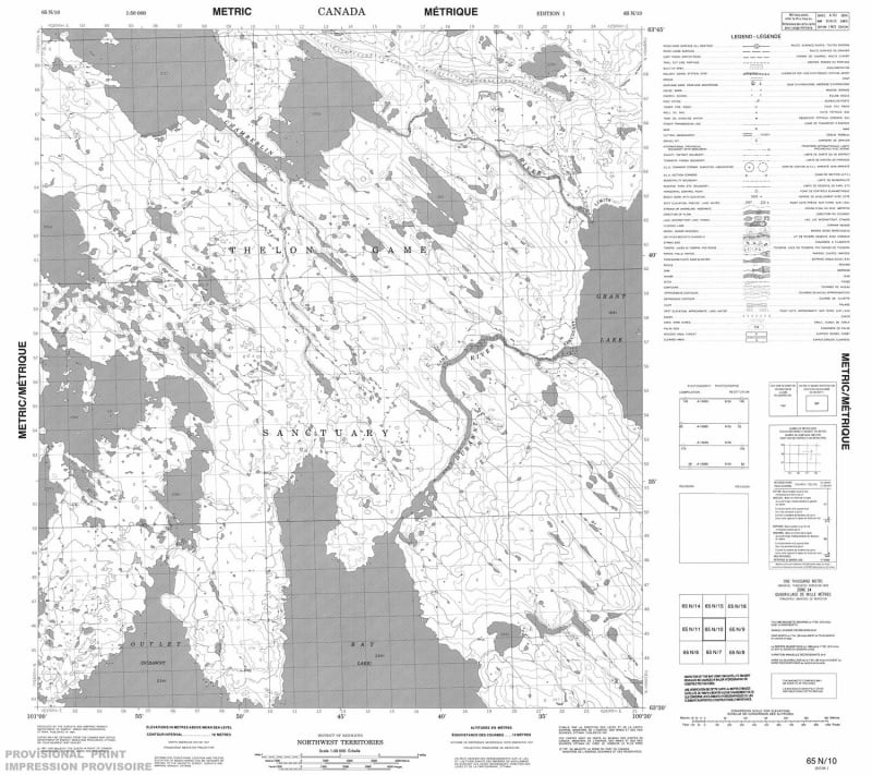 065N10 - NO TITLE - Topographic Map